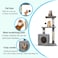 Cat tree House &amp; Scratching Post for Multiple Cats, Natural Scratching, Cat Play &amp; Rest, Cozy Cat Scratching, Cat Condo, Grey Color, 80cm height