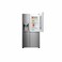 LG Fridge 422L+ 6 shelves Side by Side Inverter Linear Compressor Noble Steel GR-X257CSAV