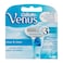 Gillette Venus WoMen Razor Blade Refills Blue 4 pieces