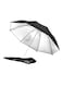 Sunshine - 2-Piece Reflector Umbrella Black/Silver