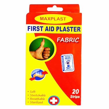 Maxplast Fabric First Aid Plaster 20 Pieces