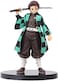 Demon Slayer Figure, 6.3'' Demon Slayer Action Figures PVC Toys Kamado Tanjirou Anime Character Model Standing Statue Anime Demon Slayer Figure Toy Gift Decoration
