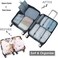 7 Set Packing Cubes Clothes Storage Bag Luggage Packing Organizers for Travel Accessories(Grey)