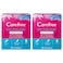 Carefree Panty Liners Cotton Unscented 56 Pads Pack of 2