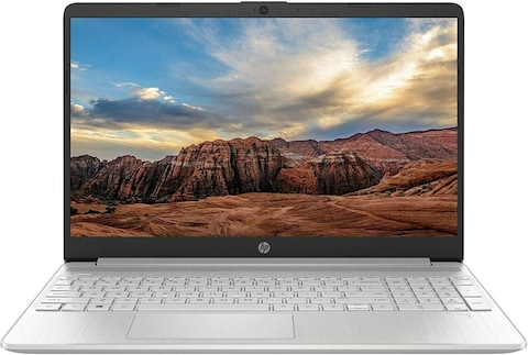 HP 15 DY Laptop, 15.6&quot; HD LED 220 Nits Display, Core i3-1005G1 Up to 3.4GHz, 16GB RAM, 512GB NVMe SSD, Intel Iris Plus Graphics, English Keyboard, Windows 10, Silver