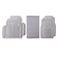 MB 5 PC TREAD CAR MATS GREY (91055)
