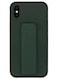 FOCUS Finger Grip Holder and standing cover with Car Magnetic Multi-function Shockproof Protective Case Cover For iPhone Xs Max Green