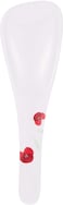 Flamingo Melamine Rice Spoon Combo, White/Red, Fl9112Cmw, 6 Pieces