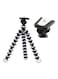 Generic - Mobile Phone Stand Flexible Tripod Mount 7.9inch Black/White