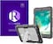 Remson Apple iPad 10.2 (2019 - 7th Generation / 2020 8th Generation) Rugged Shockproof Drop Protection With Kickstand And Shoulder Strap Case Cover (Clear)