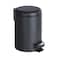 Wenko Leman Pedal Bin (3 L, 22.5 x 17 cm, Black)
