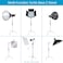 COOPIC Create Cool Pictures 2 Pack C Stand Stainless Steel 210cm Max Height With 88cm Holding Arm And 2 Pieces Grip Head For Video Reflector Monolight And Photography
