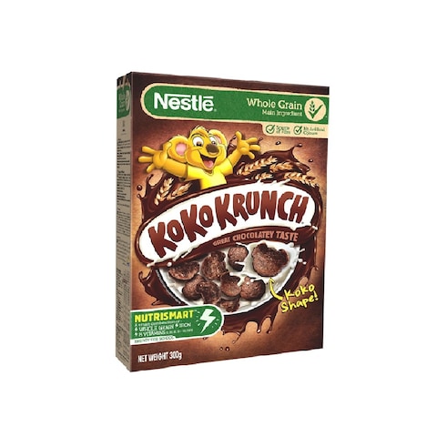 Nestle Koko Krunch Whole grain Chocolate Flavored Wheat Curls 300 gr