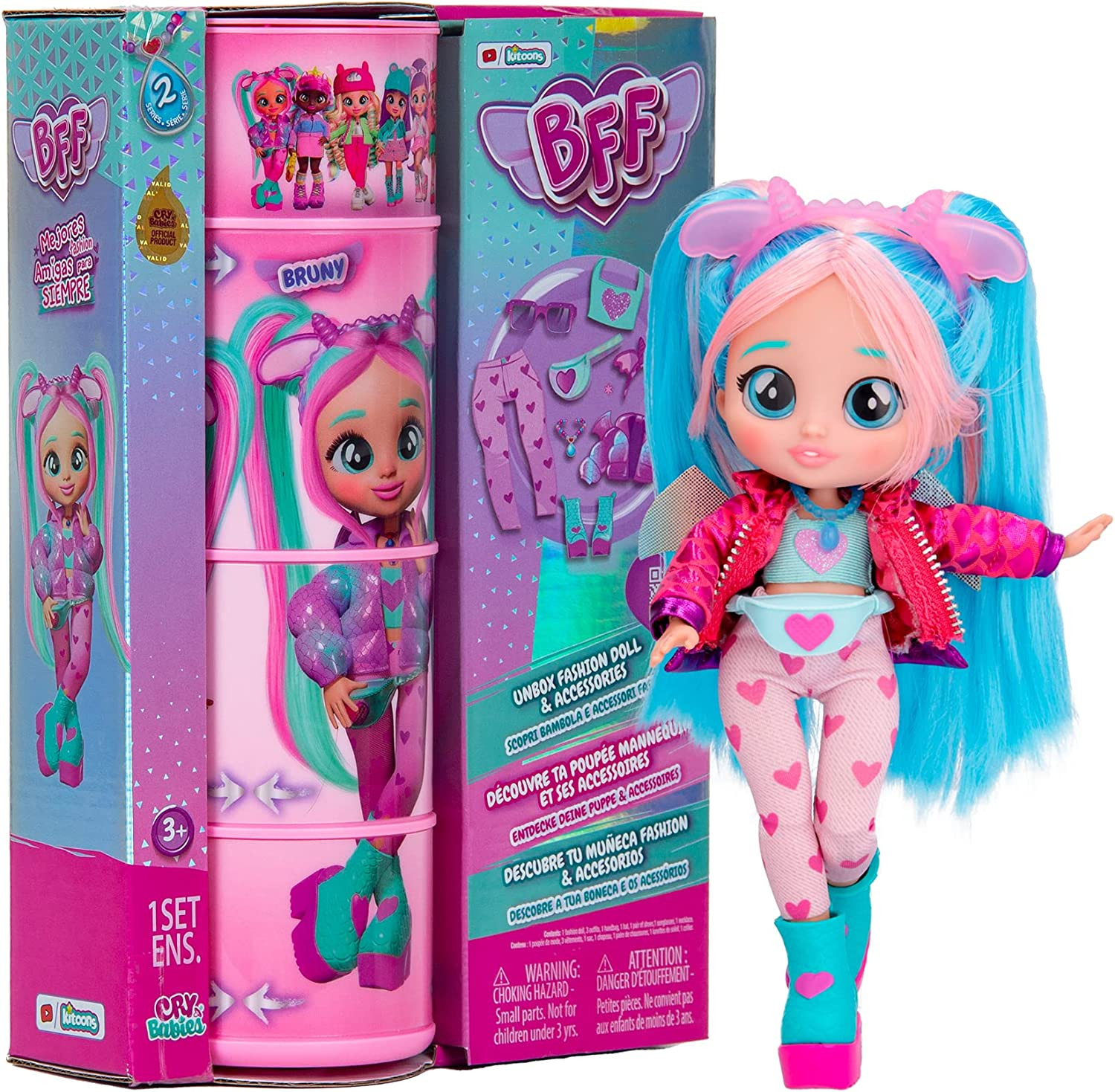 Cry Babies BFF Doll Bruny 8&quot;