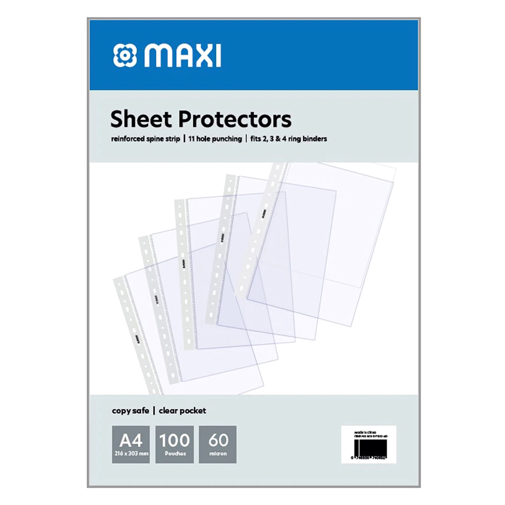 BESTSELLER 35% OFF Sold by Carrefour Maxi A4 Sheet Pocket 60 Micron Clear 100 PCS
