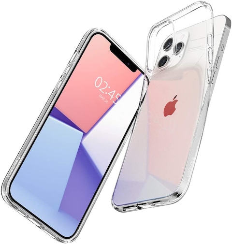 Spigen Liquid Crystal designed for iPhone 12 case and iPhone 12 PRO case/cover (6.1 inch) - Crystal Clear