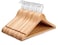 Feelings Wooden Hangers 12 Pcs Set Beige