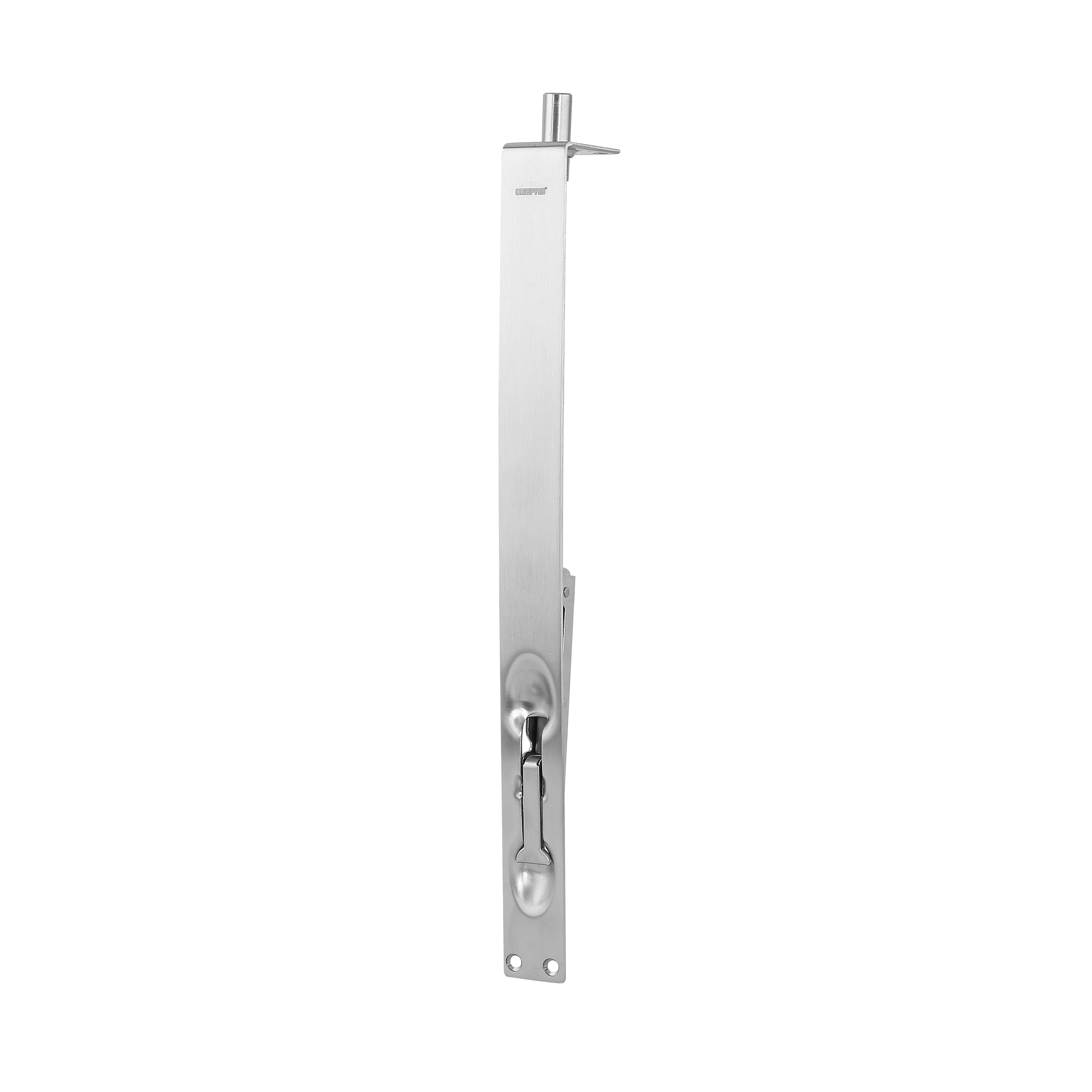 Geepas Flush Tower Bolt 300Mm - Stainless Steel Push Button Door Flush Bolt Latch Catch | Ideal For All Types Of Wooden &amp; Metal Doors