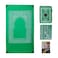 Noor Prayer Mat (Musalla) - Portable Pocket Prayer Mat For Islamic Prayer, 100 Cm X 60 Cm &ndash; Travel Friendly With Compass Qibla Finder - Muslim/Islamic Janamaz &ndash; Travel Prayer Mat For Mosque Or Travel
