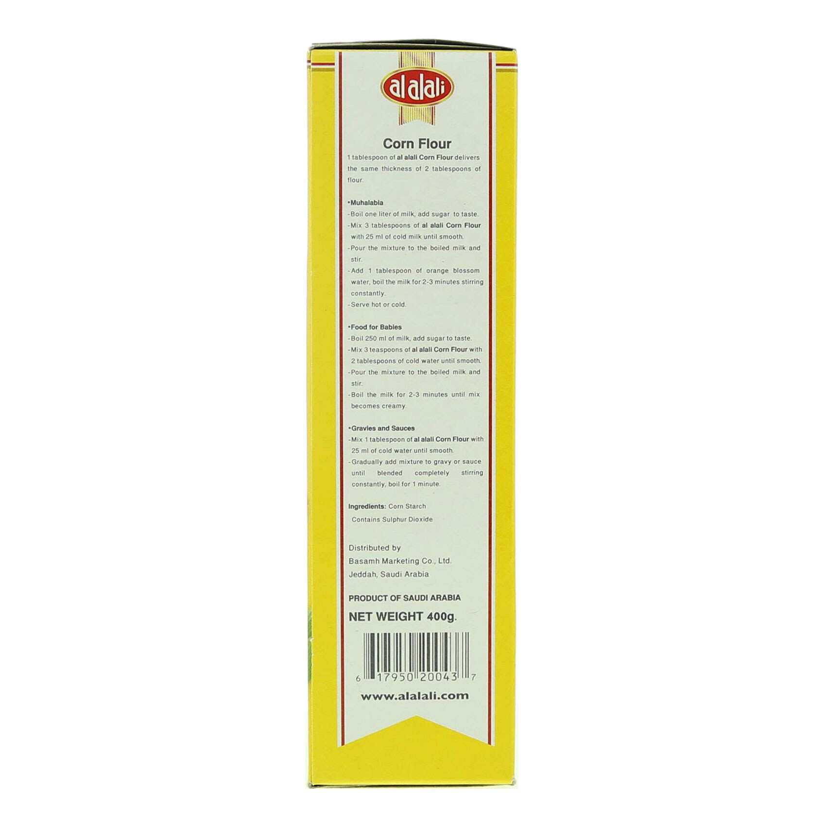 Al Alali Corn Flour 400 Gram product thumbnail 4