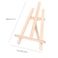 Generic-Mini Portable Wooden Art Easel Stand Adjustable Angle Tabletop Painting Easel Display Stand Art Supplies for Children Students Artist Adults