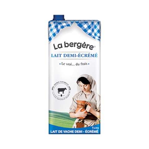 La Bergere Milk UHT Low Fat Semi Skimmed 1L