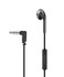 Porodo - Mono Single Earphone 3.5mm Black