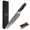 [8-Inch]Chef Knife FANTECK Professional Damascus Chef Knife High Carbon Ultra Sharp VG-10 Damascus Stainless Steel 67 Layers Kitchen Meat Cutting Gyuto Chef Knife [Gift Box]- Ergonomic Blue G10 Handle