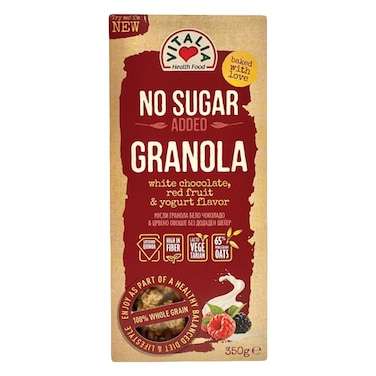 Vitalia White Chocolate Red Fruit And Yogurt Granola 350g