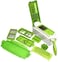 Generic Nicer Dicer Multi Chopper Vegetable Cutter Fruit Slicer Green