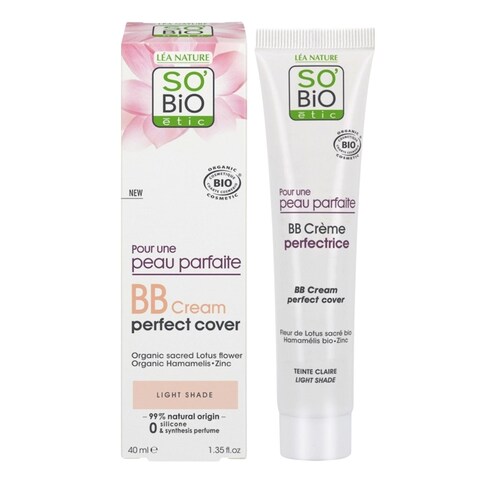 So Bio Etic Organic BB Cream Perfect Cover Light Shade 40ml