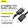 Baseus Superior Series PD 20W USB C to Lightning Cable, High-Speed Data Transfer iPhone Charging Cable for iPhone 14 13 12 11 Pro Max, XS X 8 7 6 5 SE, iPad, AirPods, etc (2M) – Black