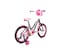 Spartan 18" Barbie Power Bike for Kids ages 3, 4, 5, 6, 7, 8 - Little Girls Bike with Training Wheels, Front and Rear Caliper Hand Brakes, Removable Zippered Bag, Chain Cover -18 Inch Wheels