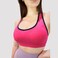 Kidwala Sports Bra, Activewear Round Neck Padded Top Workout Gym Yoga Outfit for Women (Medium, Pink)