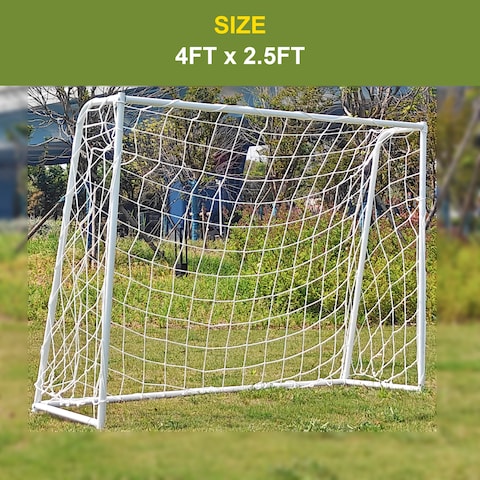 YALLA HomeGym Soccer Goal Net 4ft x 2.5ft, Outdoor Backyard Football Goal Post Net, Portable Soccer Goal Net