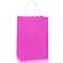 [Pack of 24] Kraft Paper Bag (Pink, 22 X 16 X 8 cm)