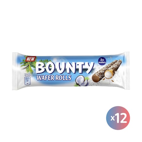 Bounty Wafer Rolls - 22.5Gm - 12 Pieces