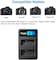 DMK Power LP-E5 LCD Dual USB Battery Charger for Canon EOS Rebel XS, Rebel T1i, Rebel XSi, 1000D, 500D, 450D, Kiss X3, Kiss X2, Kiss F Digital SLR Camera