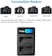 DMK Power LP-E5 LCD Dual USB Battery Charger for Canon EOS Rebel XS, Rebel T1i, Rebel XSi, 1000D, 500D, 450D, Kiss X3, Kiss X2, Kiss F Digital SLR Camera