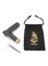 Generic Bakhoor USB Rechargable Electric Incense Burner Black/Gold 11.5cm