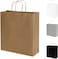 Markq Brown Paper bags with handles 42 x 31 x 12 cm Large Kraft Gift bags for Birthday Party Favors, Weddings, Crafts, Sweets, Packaging, Eid (12 Bags)