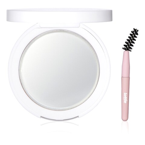 Lottie London Mega Brow Shaping Wax And Brush Set Clear 4g