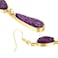 Aiwanto Earrings Purple Party Wear Earrings Traditional Weastern Earring