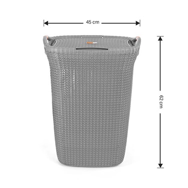 Turt Laundry Basket - Gray