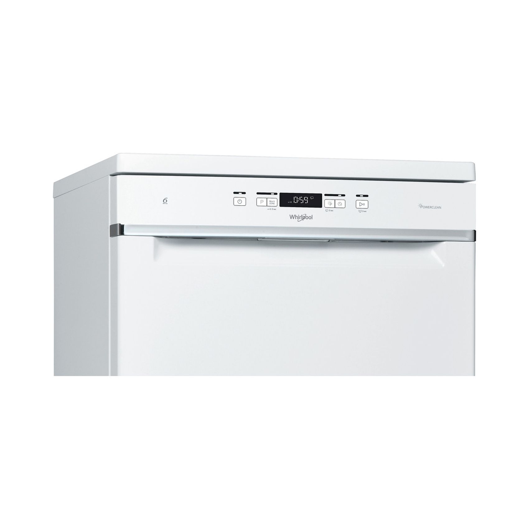 Whirlpool 14 Place Settings Freestanding Dishwasher Inox WFC3C33PFXUK