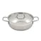 Korkmaz Alfa Low Stainless Steel Casserole Pot 28X9 Cm / 5.5 L