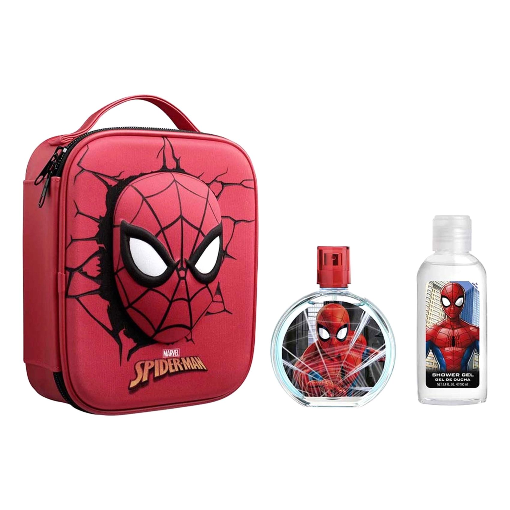 Spiderman Toiletry Bag With EDT Spray And Shower Gel 100ml