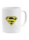 Generic Superman Logo Printed Ceramic Mug White 11Ounce