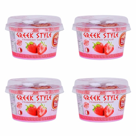 Baladna Yoghurt Greek Style Strawberry 150g x Pack of 4