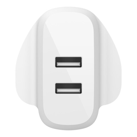 Boost Charge Dual USB-A Wall Charger 24W + USB-A To Micro-USB Cable